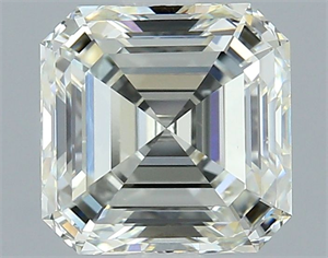 Picture of Natural Diamond 2.01 Carats, Asscher with  Cut, J Color, VS2 Clarity and Certified by GIA