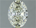 Natural Diamond 0.80 Carats, Oval with  Cut, J Color, VVS2 Clarity and Certified by IGI