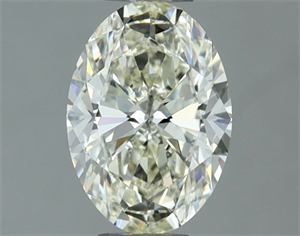Picture of Natural Diamond 0.80 Carats, Oval with  Cut, J Color, VVS2 Clarity and Certified by IGI