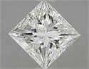 Natural Diamond 1.82 Carats, Princess with  Cut, H Color, VVS1 Clarity and Certified by IGI
