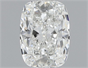 Natural Diamond 0.52 Carats, Cushion with  Cut, I Color, VS1 Clarity and Certified by GIA