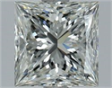 Natural Diamond 1.51 Carats, Princess with  Cut, I Color, VVS2 Clarity and Certified by GIA