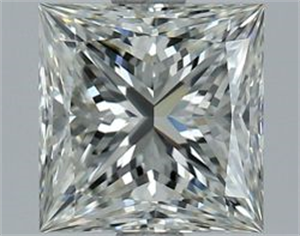 Picture of Natural Diamond 1.51 Carats, Princess with  Cut, I Color, VVS2 Clarity and Certified by GIA