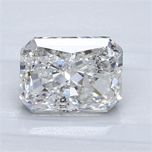 Foto Diamante Natural 1.51 quilates, Radiante , Color F, claridad SI2 y certificado GIA de