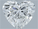 Natural Diamond 0.50 Carats, Heart with  Cut, G Color, SI1 Clarity and Certified by GIA