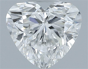 Picture of Natural Diamond 0.50 Carats, Heart with  Cut, G Color, SI1 Clarity and Certified by GIA