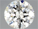 Natural Diamond 0.70 Carats, Round with Excellent Cut, G Color, SI2 Clarity and Certified by GIA
