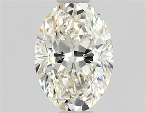 Picture of Natural Diamond 0.54 Carats, Oval with  Cut, J Color, VS1 Clarity and Certified by GIA