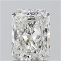 Natural Diamond 1.20 Carats, Radiant with  Cut, F Color, SI2 Clarity and Certified by GIA