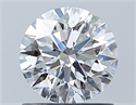 Diamante Natural 0.80 quilates, Redondo , Color D, claridad SI2 y certificado GIA