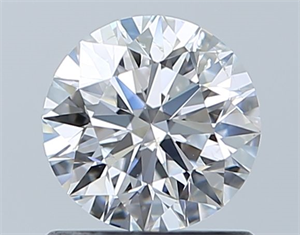 Foto Diamante Natural 0.80 quilates, Redondo , Color D, claridad SI2 y certificado GIA de