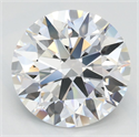 Del inventario de diamantes de laboratorio, 2.35 quilates, Redondo , Color D, claridad IF y certificado IGI
