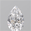 Diamante Natural 0.70 quilates, De pera , Color D, claridad VVS2 y certificado GIA