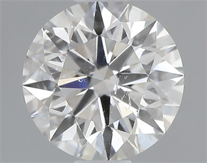 Foto Diamante Natural 0.61 quilates, Redondo , Color J, claridad SI2 y certificado GIA de