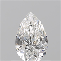 Diamante Natural 0.50 quilates, De pera , Color G, claridad VS2 y certificado GIA