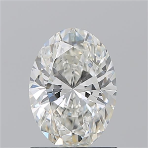 Picture of Natural Diamond 1.20 Carats, Oval with  Cut, H Color, SI1 Clarity and Certified by GIA