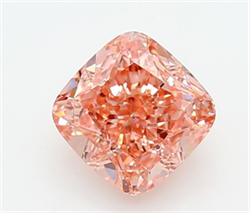 Picture of Lab Grown Diamond 2.03 Carats, CUSHION MODIFIED with  Cut, Fancy Vivid Pink Color, VVS2 Clarity and Certified by IGI