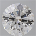 Lab Grown Diamond 4.55 Carats, Round with Ideal Cut, F Color, VS1 Clarity and Certified by IGI