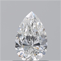 Natural Diamond 0.70 Carats, Pear with  Cut, F Color, VVS2 Clarity and Certified by GIA