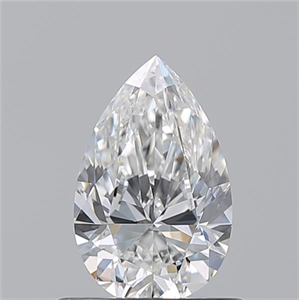 Picture of Natural Diamond 0.70 Carats, Pear with  Cut, F Color, VVS2 Clarity and Certified by GIA