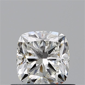 Picture of Natural Diamond 0.53 Carats, Cushion with  Cut, H Color, SI1 Clarity and Certified by GIA