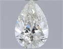 Natural Diamond 0.71 Carats, Pear with  Cut, K Color, I1 Clarity and Certified by GIA