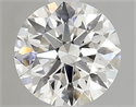 Del inventario de diamantes de laboratorio, 1.54 quilates, Redondo , Color F, claridad VVS2 y certificado IGI