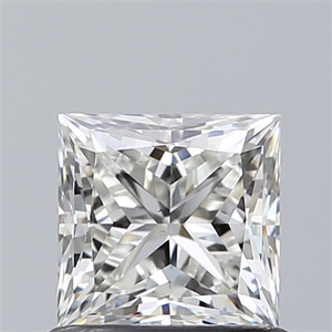Picture of Natural Diamond 0.82 Carats, Princess with  Cut, G Color, VS2 Clarity and Certified by GIA