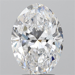 Picture of Natural Diamond 3.50 Carats, Oval with  Cut, D Color, SI1 Clarity and Certified by GIA