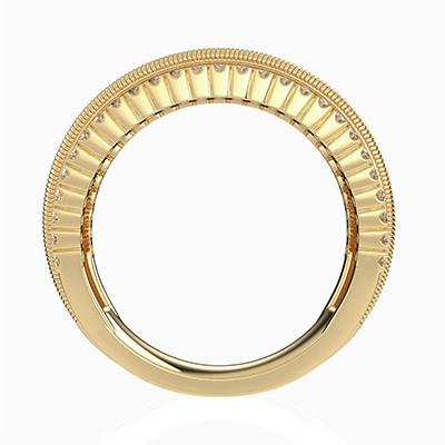 Anillo de cóctel o aniversario con diamantes naturales de 3/4 quilates