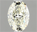 Natural Diamond 0.70 Carats, Oval with  Cut, K Color, VVS1 Clarity and Certified by IGI