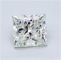 Diamante Natural 1.02 quilates, Princesa , Color J, claridad VS1 y certificado GIA