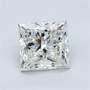 Foto Diamante Natural 1.02 quilates, Princesa , Color J, claridad VS1 y certificado GIA de
