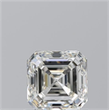 Diamante Natural 1.01 quilates, Asscher , Color I, claridad VS1 y certificado GIA