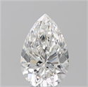 Natural Diamond 4.02 Carats, Pear with  Cut, F Color, IF Clarity and Certified by GIA