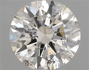 Picture of Natural Diamond 1.00 Carats, Round with Excellent Cut, K Color, I1 Clarity and Certified by GIA