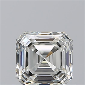 Picture of Natural Diamond 0.70 Carats, Asscher with  Cut, J Color, VVS1 Clarity and Certified by GIA