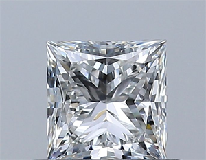 Picture of Natural Diamond 0.50 Carats, Princess with  Cut, G Color, VVS1 Clarity and Certified by GIA