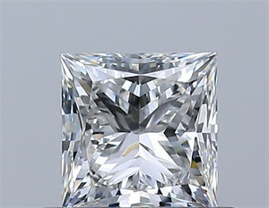 Picture of Natural Diamond 0.50 Carats, Princess with  Cut, G Color, VVS1 Clarity and Certified by GIA