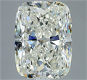 Natural Diamond 4.01 Carats, Cushion with  Cut, J Color, SI1 Clarity and Certified by GIA