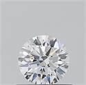 Diamante Natural 0.50 quilates, Redondo , Color E, claridad VVS1 y certificado GIA