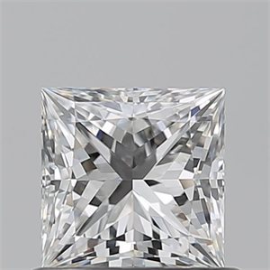 Picture of Natural Diamond 0.72 Carats, Princess with  Cut, G Color, VVS1 Clarity and Certified by GIA