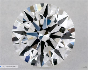 Foto Diamante Natural 0.58 quilates, Redondo , Color G, claridad VS2 y certificado GIA de