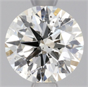 Natural Diamond 0.94 Carats, Round with Very Good Cut, L Color, SI2 Clarity and Certified by GIA