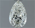 Natural Diamond 0.60 Carats, Pear with  Cut, H Color, VVS1 Clarity and Certified by IGI