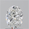 Natural Diamond 1.01 Carats, Oval with  Cut, F Color, VS2 Clarity and Certified by GIA