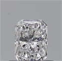 Diamante Natural 0.41 quilates, Radiante , Color D, claridad VVS2 y certificado GIA