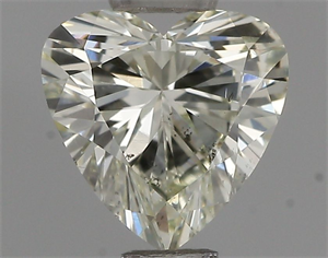 Picture of Natural Diamond 0.52 Carats, Heart with  Cut, L Color, SI1 Clarity and Certified by IGI