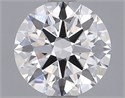 Lab Grown Diamond 1.40 Carats, Round with Ideal Cut, D Color, VS1 Clarity and Certified by IGI