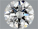 Natural Diamond 1.52 Carats, Round with Excellent Cut, H Color, VS1 Clarity and Certified by GIA